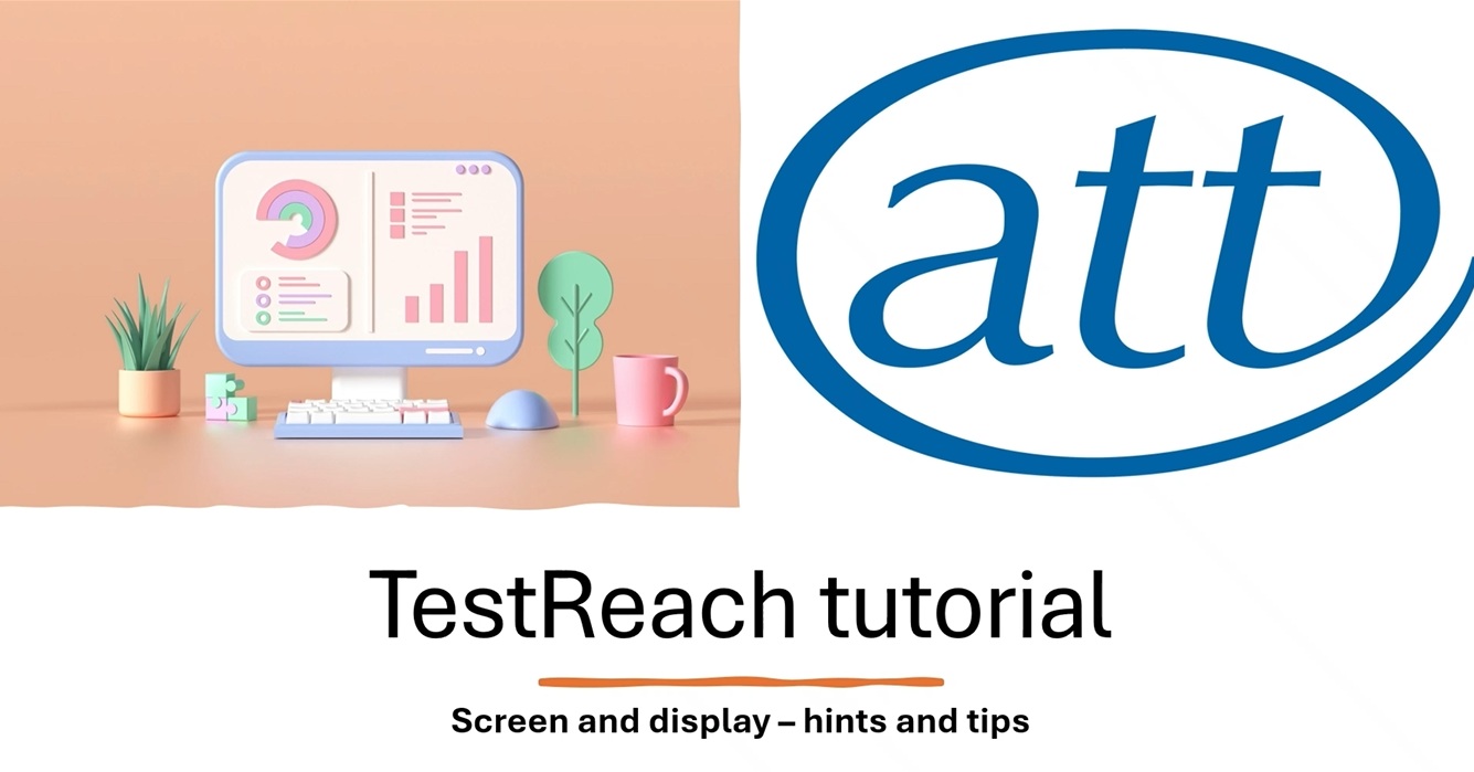 Simple graphic of a laptop and desk with the ATT logo