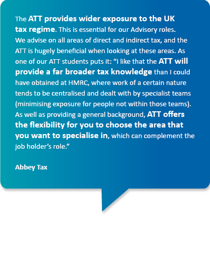 Quote from Abbey Tax on training ATT