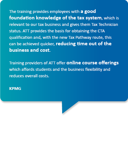 Quote from KPMG on training ATT