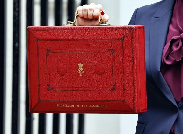 UK Budget red briefcase