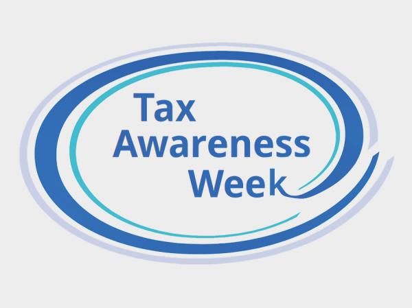 Tax Awareness Week logo blue