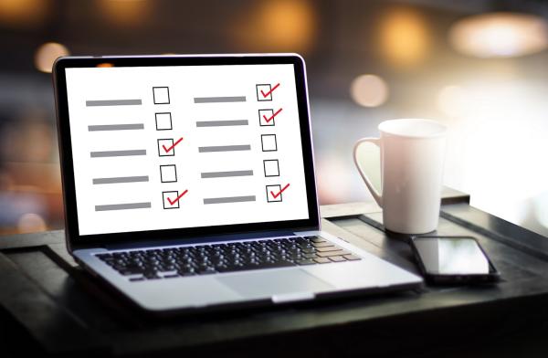 survey on screen