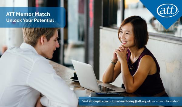Mentor sitting down with Mentee for a discussion