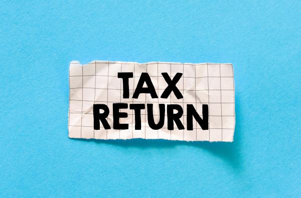 Picture saying tax return